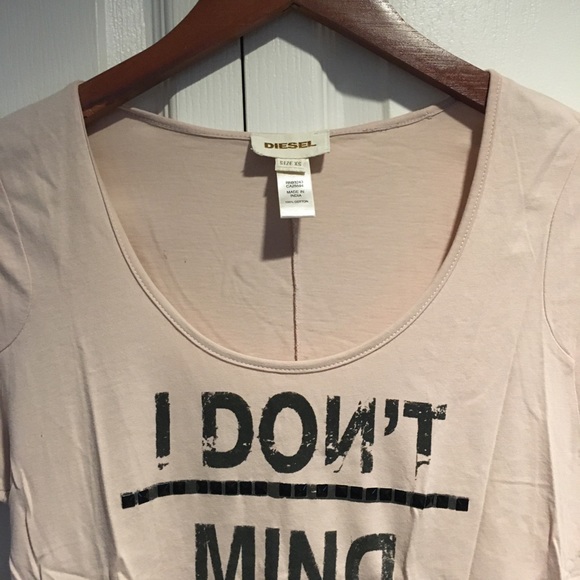 Diesel vintage women’s cotton pink T-shirt XS - Picture 2 of 7